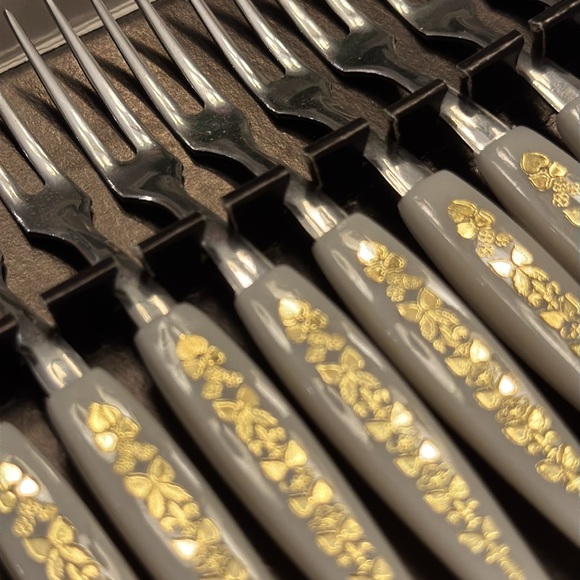 Vintage Cocktail Serving Forks and Spoons - Picture 6 of 6